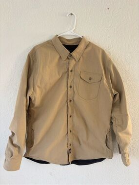 Dickies Ironcloth Motorcycle Tan Workshirt with Pockets